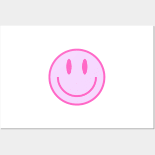 Smiley Face in Pink Posters and Art